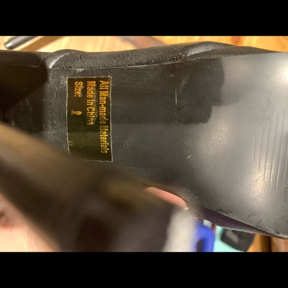 Diva Lounge Size 9 black platform shoes - Picture 4 of 4